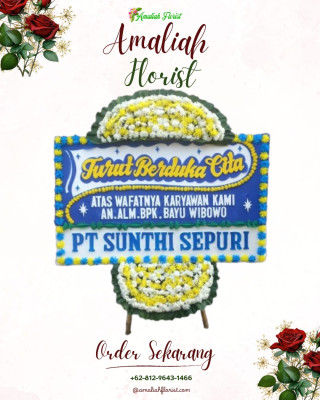 Papan Bunga Duka di Gunungagung