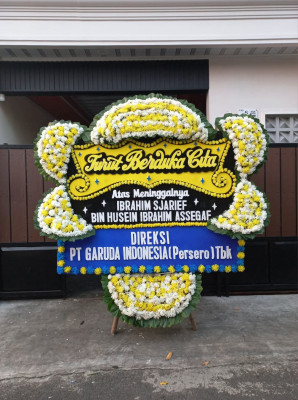 Papan Bunga Duka di Gunungagung